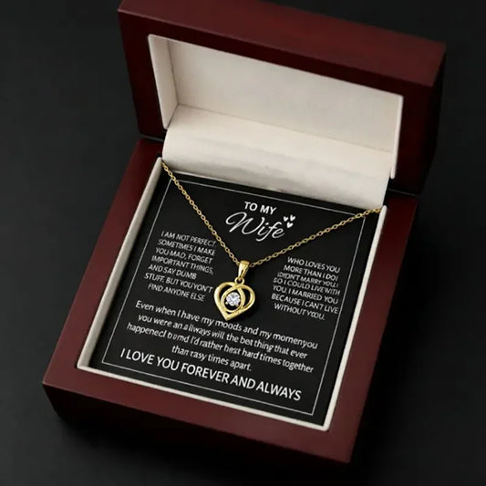 To My Wife - Heartbeat Necklace