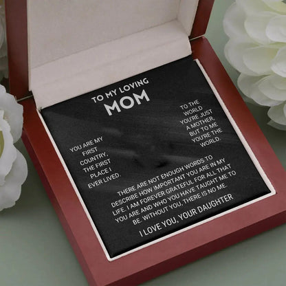 Eternal Heart Clover Necklace Pendant for Mother's Day