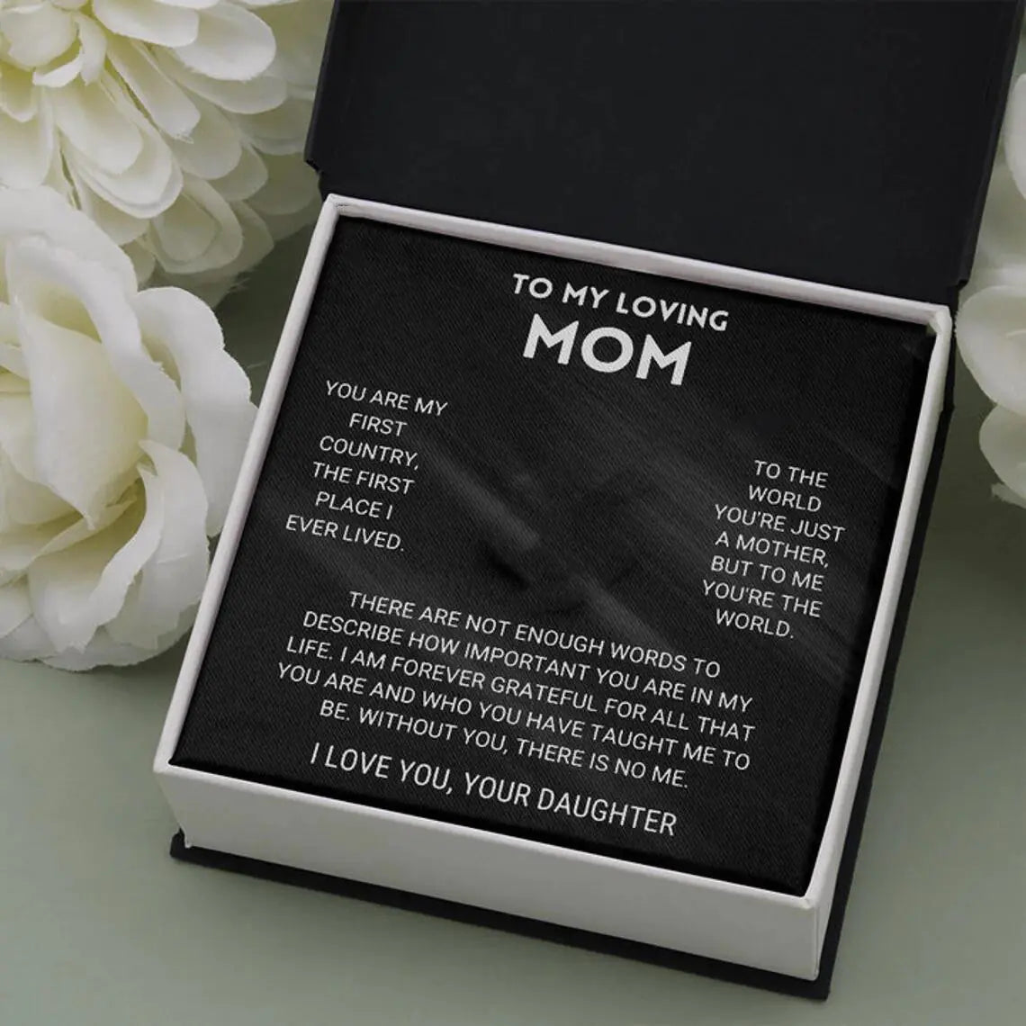 Eternal Heart Clover Necklace Pendant for Mother's Day